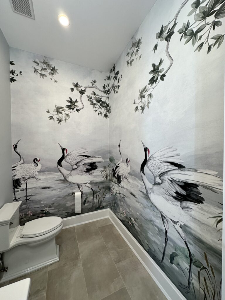 Bathroom wallpaper