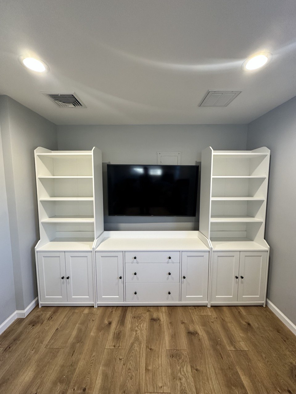 wall cabinets installation